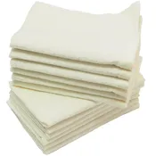 11x18 - Beige Natural Fingertip Terry Velour Towel with Hemmed Ends