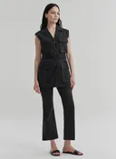ALC Linen Crop Flare Pant