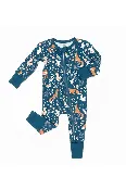 Alice | Bamboo One Piece Zip Pajama