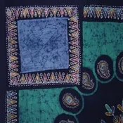 Authentic Batik Reversible Duvet Cover Cotton 106" x 96" Fits Queen-King