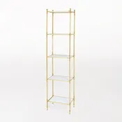 Acorn Etagere - Brass