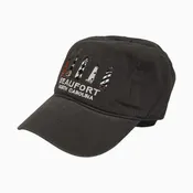 Beaufort, NC Lighthouses 100% Cotton Hat