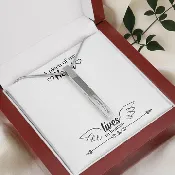2 Sided Vertical Pendent ( A Piece of my Heart )