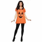 Cute Pumpkin Face Romper Women's
