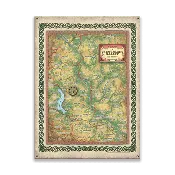 A New Map of Snoqualmie Valley, Washington - Wood & Metal Wall Art