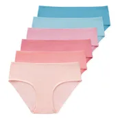 Annie Tween Girls Bamboo Briefs (6-Pack)