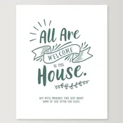 All Are Welcome 8x10 print