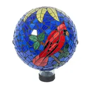 10" Mosaic Cardinal Gazing Globe (2nd's)