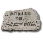 10" Garden Stone - Don't Just Stand There