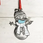 2020 Original Clarence the Snowman Ornament - Mask