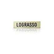 2″500 metal 1/2″ x 2″  (Engraved)