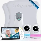 Babysense 8™ Breathing-Motion & Safety Alerts + Full HD Video (2-Cameras)