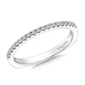 14K White Gold 0.11ct Diamond Wedding Band