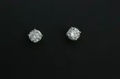 14k white gold Diamond Studs 0.91 carats by Stark Jewelers — Stark Jewelers