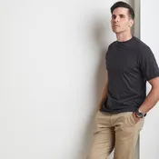 Crew Neck Tee Shirt - Black