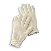 (#108) Lightweight Cotton & Polyester Seamless Knit General Purpose (“String”) Gloves With Knit Wrist, dozen