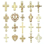 ✨ Golden Grace & Radiant Faith Charms 20 Pieces✨