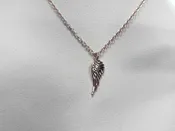 14KT ROSE GOLD ANGEL WING NECKLACE