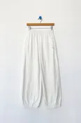 Balloon Pants - White