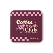Coffee Break Club Coaster - Pink