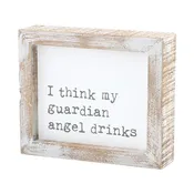 CA-3695 - Guardian Angel Framed Sign