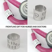 Covid-19 Warrior Stethoscope Charm — The Silver Diva