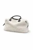 Cowhide Weekender Bag - Natural White