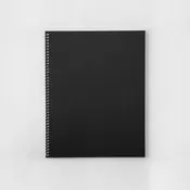 8.5 x 11 Black Matte Sketchbook