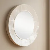 Dolly Enameled Mirror
