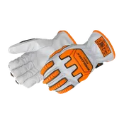 0965 ANSI A6 Premium Goatskin Leather Impact Gloves Pair