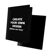 3 Prong Black Poly Folder
