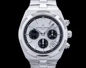 Vacheron Constantin Overseas 5500V/110A Chronograph SS Silver Panda Dial