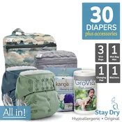Cloth Diaper Bundle - All In! | Rumparooz G3 Stay Dry Original :: 30 pack+
