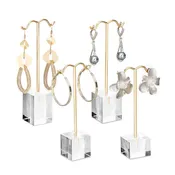 #1407 4 Pcs Set Acrylic Earring Display Stand Acrylic Earrings Stand