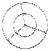 12" Dia Stainless Steel Fire Ring