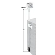 Bottom Raise Stainless Pole – SX Series Vertical Mount