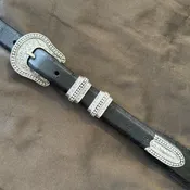 3/4" Beaded Mesquite Buckle Set