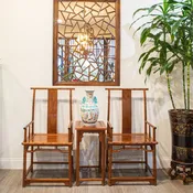 A Set of Zhujiewen Rosewood Armchair