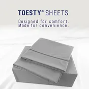 RV Queen Short Set Gray — Toesty Sheets