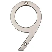 4 In. Contemporary House Number 9