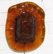 Vitrika Wall Amber Glass Sconce — Chris Howard Antiques & Modern