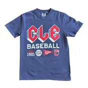 CLE - Cleveland Baseball Icons - Mens/Unisex Crew T-shirt