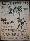 $10 PUNK FLYER - (11 x 8.5) Swill Fest (casualties, blank generation)