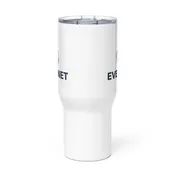 Travel mug with a handle