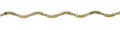 FL403 - 4mm PermaGold Curve Chain