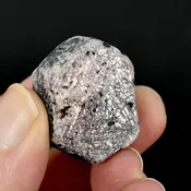 1.2in 25g Hexagon Ruby Corundum Crystal Record Keeper, Natural Raw Ruby Crystal, i41