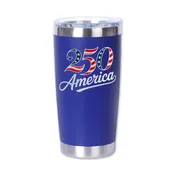 250 America 20oz Double Wall Stainless Tumbler (Royal)