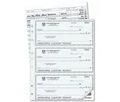3-On-A-Page Compact Size Duplicate Checks with Register