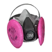 3M 6000 Series Respirator Half Mask w/Particulate Filters