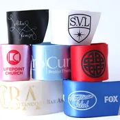 NEW ORDER Custom Logo 1 1/2" Satin Ribbon